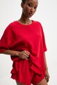 Odzież Answear Lab piżama bawełniana WS25.BID006 czerwony