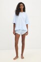 Одяг Бавовняна піжама Answear.LAB WS25.BID006 блакитний
