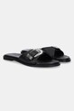 Answear Lab slapi de piele piele negru SC4398