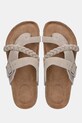 Answear Lab papuci din piele bej TX.2412