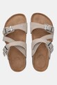 Answear Lab papuci din piele bej TX.2417