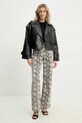 Answear Lab geaca ramones de piele WS25.KUD001 negru WS25