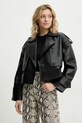 Answear Lab ramoneska skórzana WS25.KUD001 czarny