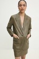 Answear Lab blazer in pelle verde WS25.KZD003