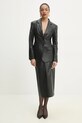 Кожаный пиджак Answear Lab WS25.KZD004 чёрный WS25