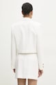 Odzież Answear.LAB marynarka crop z chustą WS25.KZD008 biały