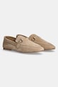 Answear Lab mocasini din piele intoarsa 18172 bej WS25