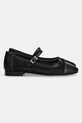 Încălțăminte Answear Lab balerini de piele 23206. negru