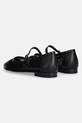 Answear Lab balerini de piele negru 23206.