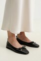 Answear Lab balerini de piele negru 33902