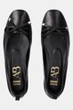Answear Lab balerini de piele 33902 negru