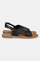 Answear Lab sandale de piele DE6243 negru WS25