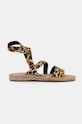 Answear Lab sandale de piele 2023.1173 maro WS25