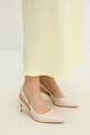 Answear Lab stilettos de piele calcai expus bej 439034CAB01