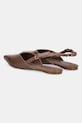 Answear Lab balerini de piele maro 507068.FAC01