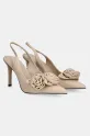 Answear Lab stilettos de piele subțire bej LT934.45.2
