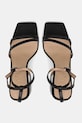 Answear Lab sandale de piele negru LT780.91.1