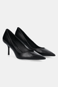 Answear Lab stilettos de piele subțire negru V1960.11.8