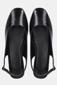 Answear Lab balerini de piele negru 41919
