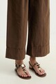 Δερμάτινα σανδάλια Answear.LAB συνθετικό καφέ RSP10959