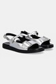 Answear Lab sandale de piele 20000 argintiu WS25