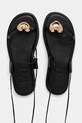 Answear Lab sandale de piele 19220 negru