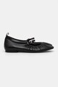 Answear Lab balerini de piele 19179 negru WS25