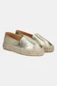 Answear Lab espadryle skórzane platforma złoty 25YU107.1