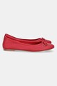 Answear Lab bőr balerina cipő 21655.OS piros WS25