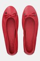 Answear Lab bőr balerina cipő piros 21655.OS