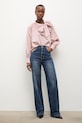 Answear.LAB bluzka damska z wiskozy WS26-BDD016 różowy WS26