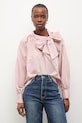 Answear.LAB bluzka damska z wiskozy różowy WS26-BDD016