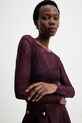 Answear.LAB bluzka casual bordowy 93711.iok