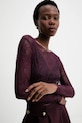Answear.LAB bluzka casual bordowy 93711.iok