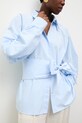 Answear.LAB koszula damska bawełniana WS26-BDD054 niebieski WS26