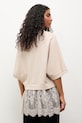 Odzież Answear.LAB bluza oversize damska z wiskozą WS26-BDD056 beżowy