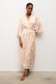 Answear.LAB szlafrok tkanina beżowy YT.3J.cjk