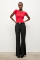 Answear.LAB t-shirt damski z bawełną WS26-BKD025 czerwony WS26