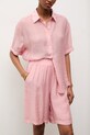 Odzież Answear.LAB koszula i szorty ZY932.ZY932-1.hak różowy