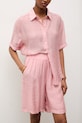 Odzież Answear.LAB koszula i szorty ZY932.ZY932-1.hak różowy