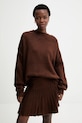Answear.LAB sweter i spódnica brązowy 1001.sng.tok