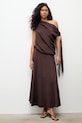 Answear.LAB komplet damski z wiskozą brązowy WS26-DKD019