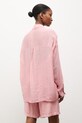 Odzież Answear.LAB koszula z domieszką jedwabiu ZY931.hak różowy