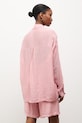 Odzież Answear.LAB koszula z domieszką jedwabiu ZY931.hak różowy