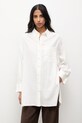Answear.LAB koszula z dodatkiem lnu 971397.hak biały WS26