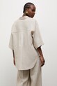 Odzież Answear.LAB koszula damska lniana GM0747 beżowy