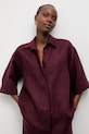 Answear.LAB koszula damska lniana bordowy GM0747