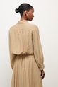 Odzież Answear.LAB koszula damska z lyocellem cm388.iak beżowy