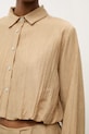 Answear.LAB koszula damska z lyocellem cm388.iak beżowy