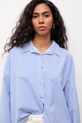 Answear.LAB koszula damska bawełniana niebieski WS26-KDD038